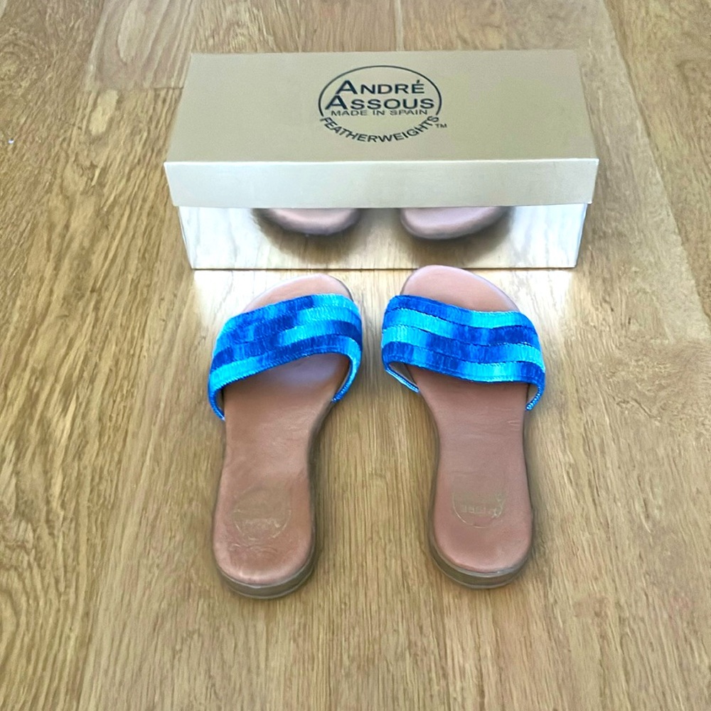 Andre’ Assous Natalie Slides: Size 9, Width M